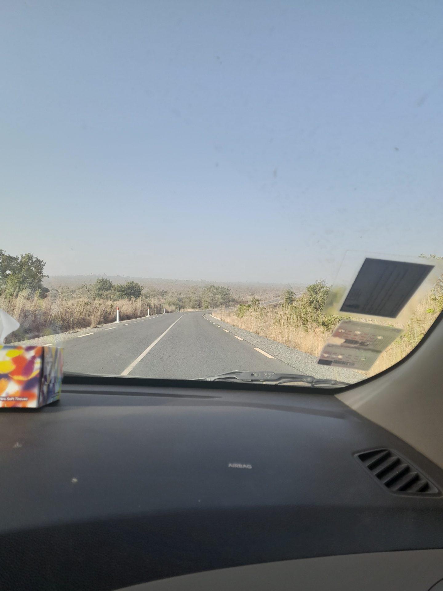 Private Air-Conditioned Car With a Professional Driver From Cotonou to Lagos.